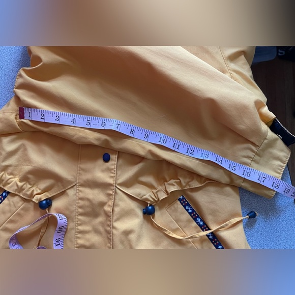 Vintage Thunder Bay Yellow Windbreaker Jacket Size 9/10 - Picture 16 of 16